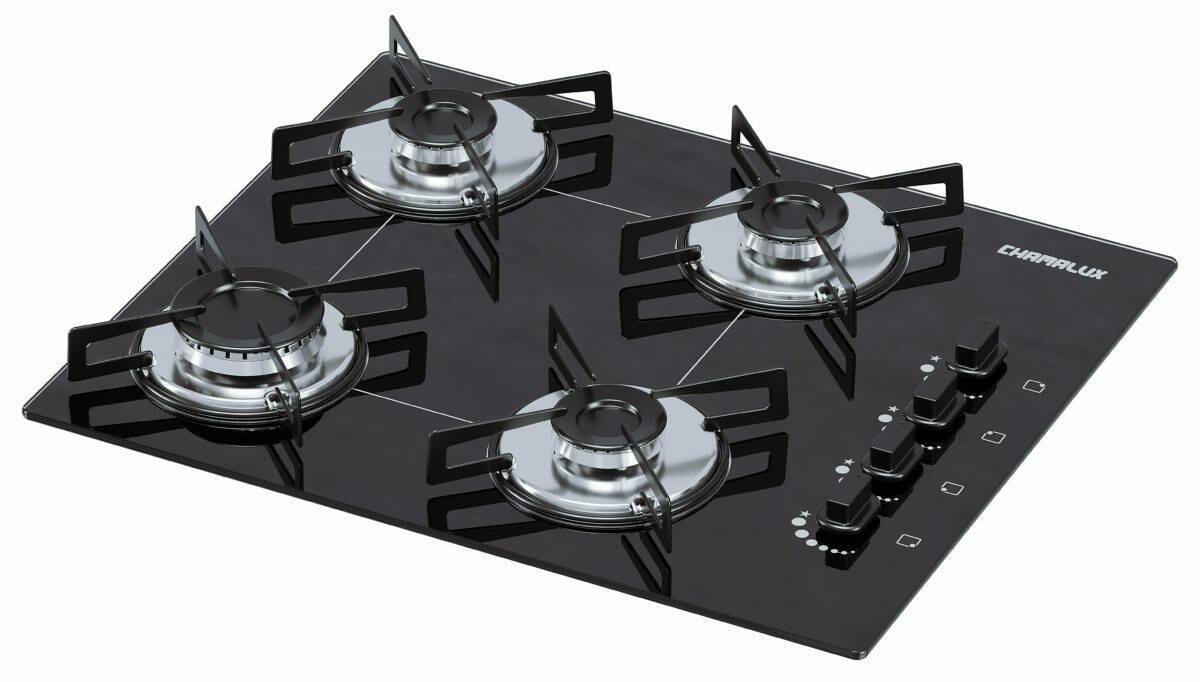 FOGAO CHAMALUX 4BCS ULTRA CHAMA PRETO
