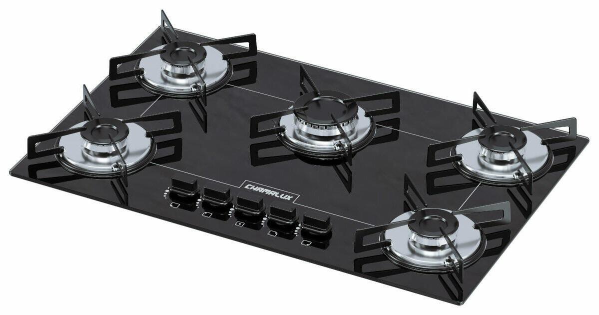FOGAO CHAMALUX 5BCS ULTRA CHAMA PRETO