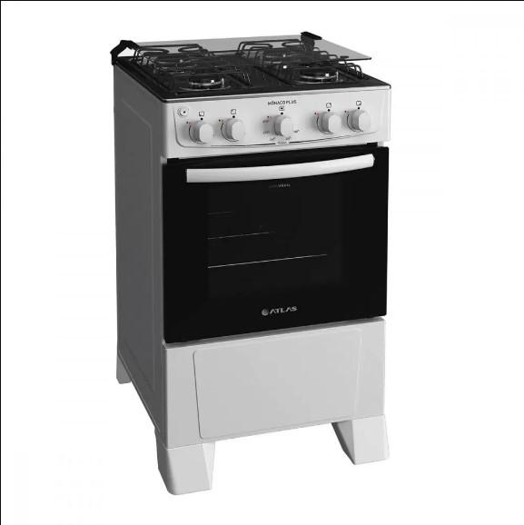 FOGAO ATLAS 4 BCS MONACO PLUS BIVOLT - BRANCO