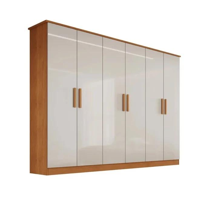 ROUPEIRO BIANCHI NINA 6 PORTAS 100% MDF