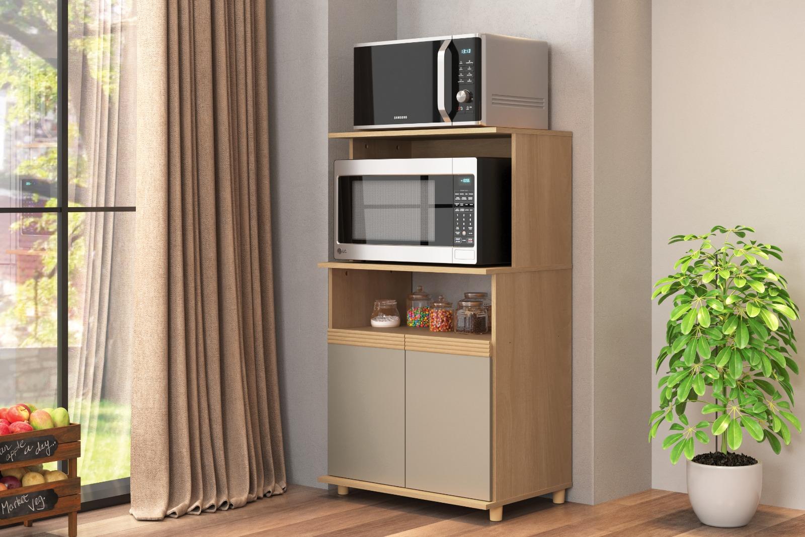 MULTIUSO MOVEIS SUL TORONTO FORNO/MICRO 2 PORTAS - TAUARI AVELA 5737TAV