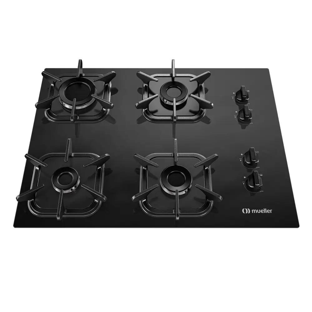 COOKTOP MUELLER 4 BOCAS MEGA CHAMA BIVOLT