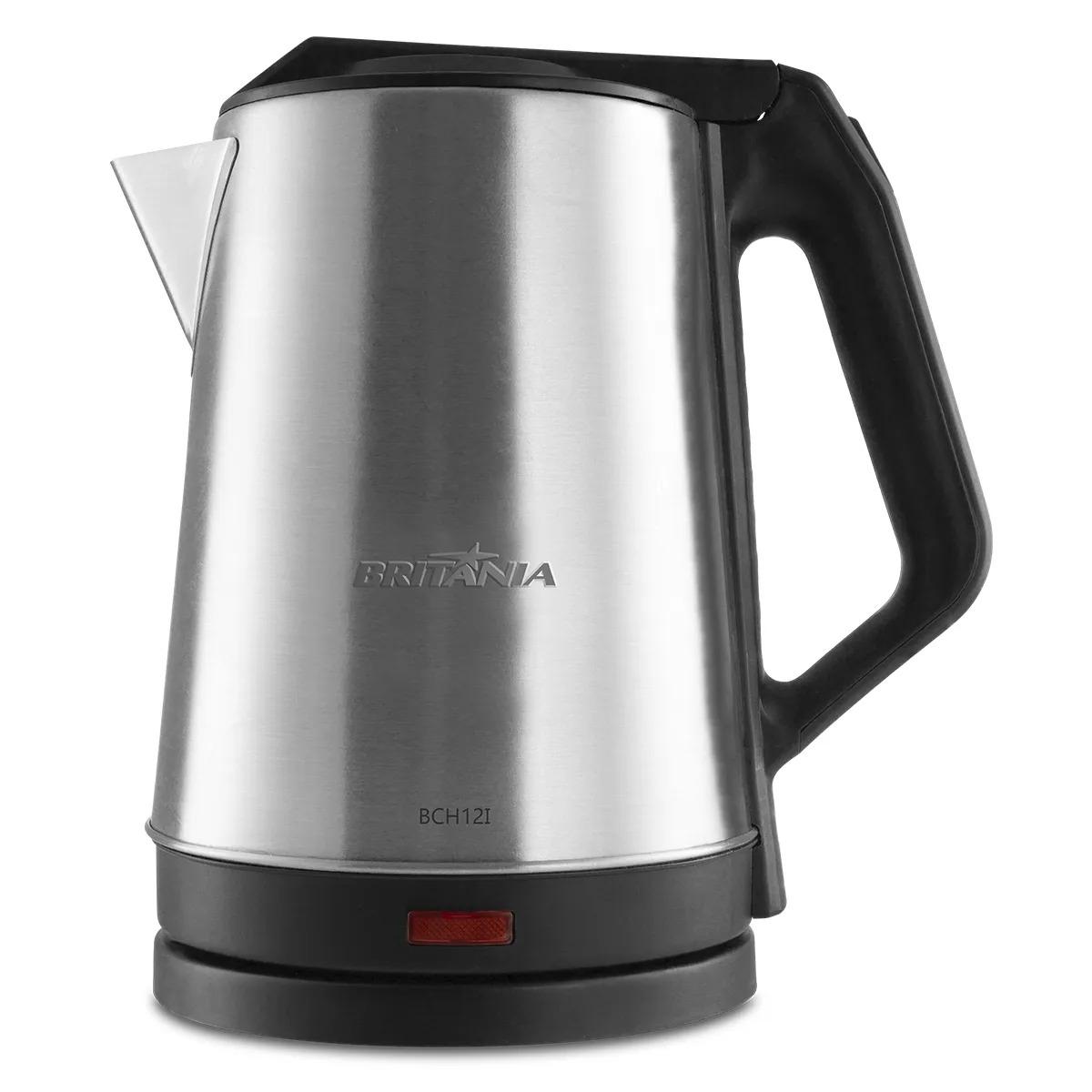 CHALEIRA ELÉTRICA BRITÂNIA BCH12I 1,9L INOX AUTOMÁTICA 220V