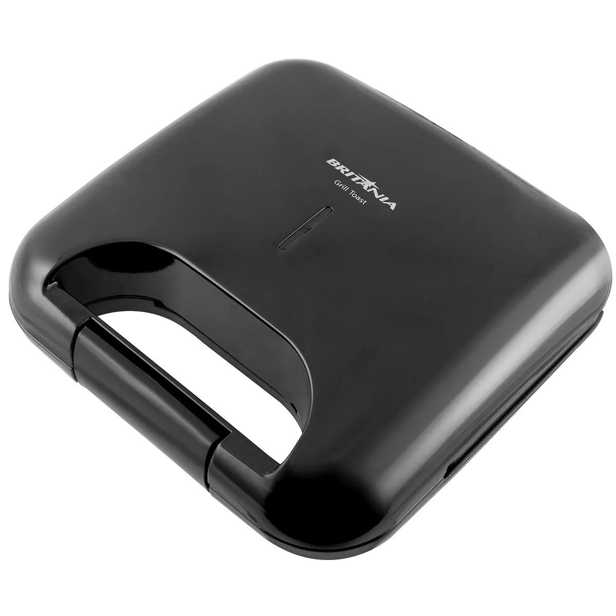 GRILL E SANDUICHEIRA BRITÂNIA BGR01P TOAST PRETO 750W 220V