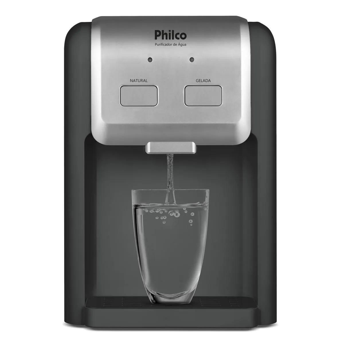 PURIFICADOR DE ÁGUA PHILCO DUPLA FILTRAGEM 70W BIVOLT