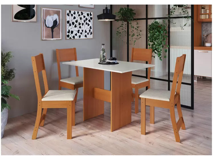 MESA COM 4 CADEIRAS
