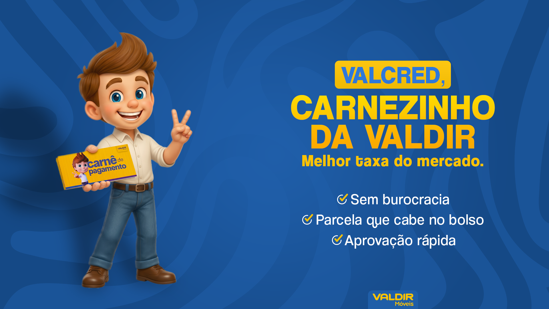 Valcred em 15X com taxa reduzida